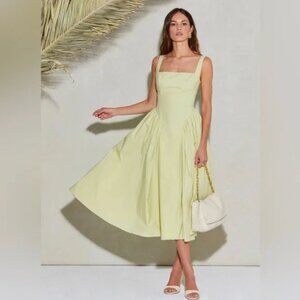 ASTR The Label Vinya Poplin Drop Waist